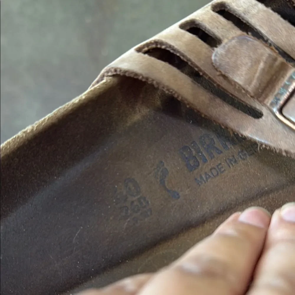 Birkenstock Brown Leather Sandals